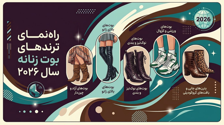 بررسی جامع ترندهای اصلی بوت زنانه در سال ۲۰۲۶