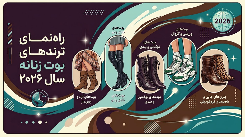 بررسی جامع ترندهای اصلی بوت زنانه در سال ۲۰۲۶